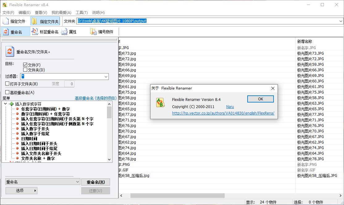 Flexible Renamer(批量重命名工具)