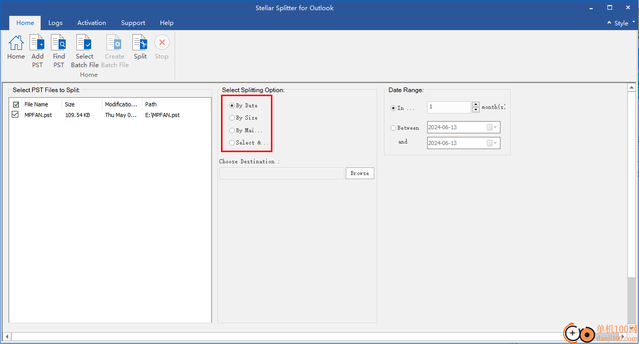 Stellar Splitter for Outlook(数据分割工具)