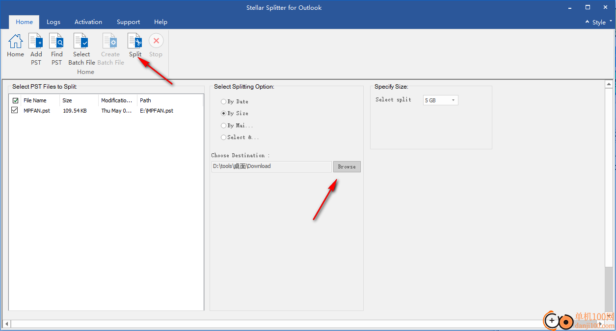 Stellar Splitter for Outlook(数据分割工具)