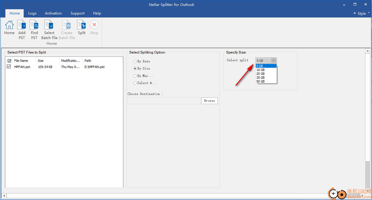 Stellar Splitter for Outlook(数据分割工具)