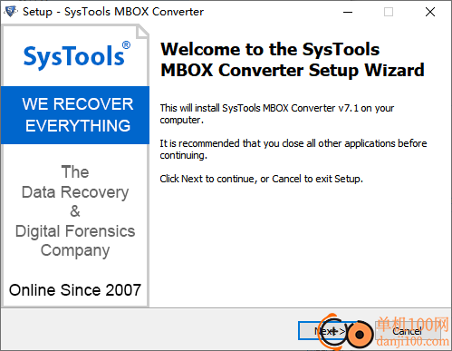 SysTools MBOX Converter(MBOX邮件格式转换器)