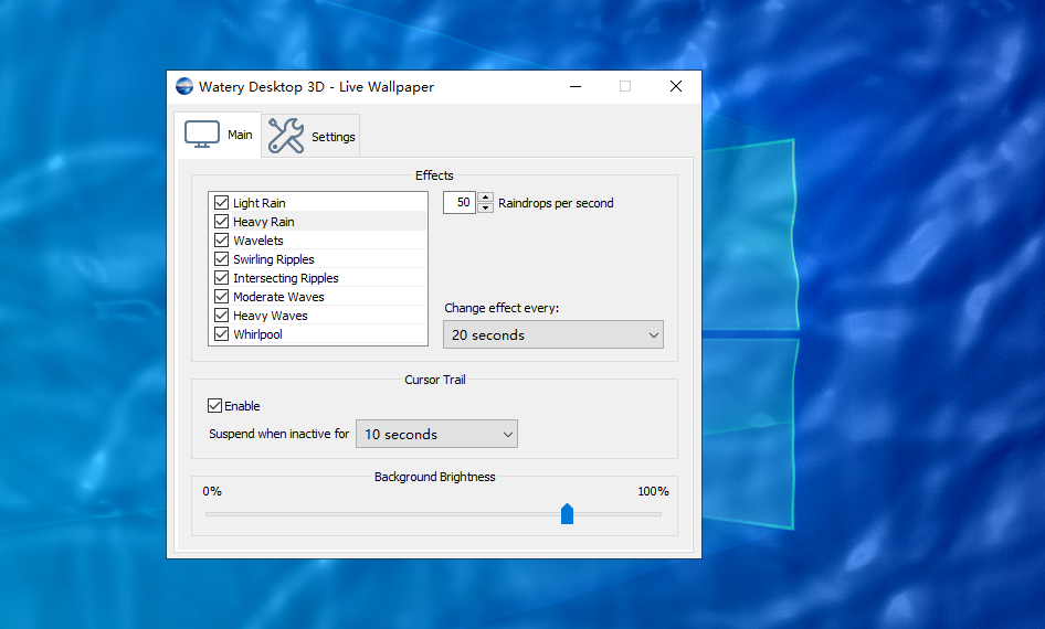 Watery Desktop 3D(水纹壁纸)