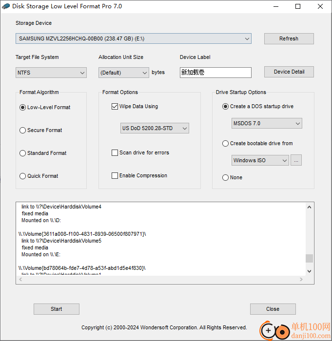 Disk Storage Low Level Format Pro(低级格式化工具)