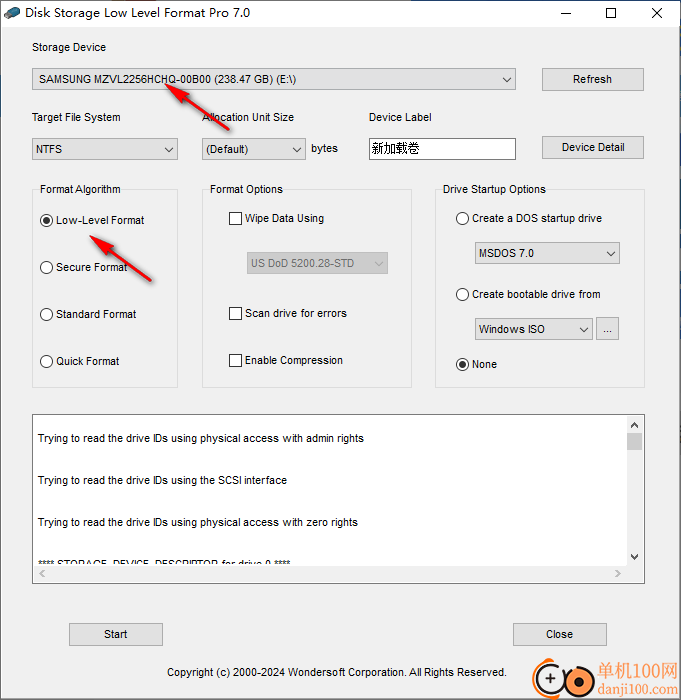 Disk Storage Low Level Format Pro(低级格式化工具)