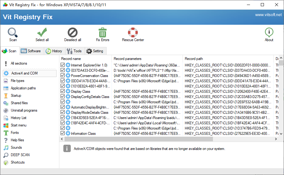 Vit Registry Fix(注册表修复工具)