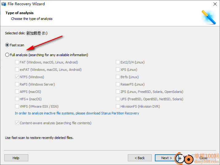 Starus NTFS Recovery(NTFS硬盘数据恢复)