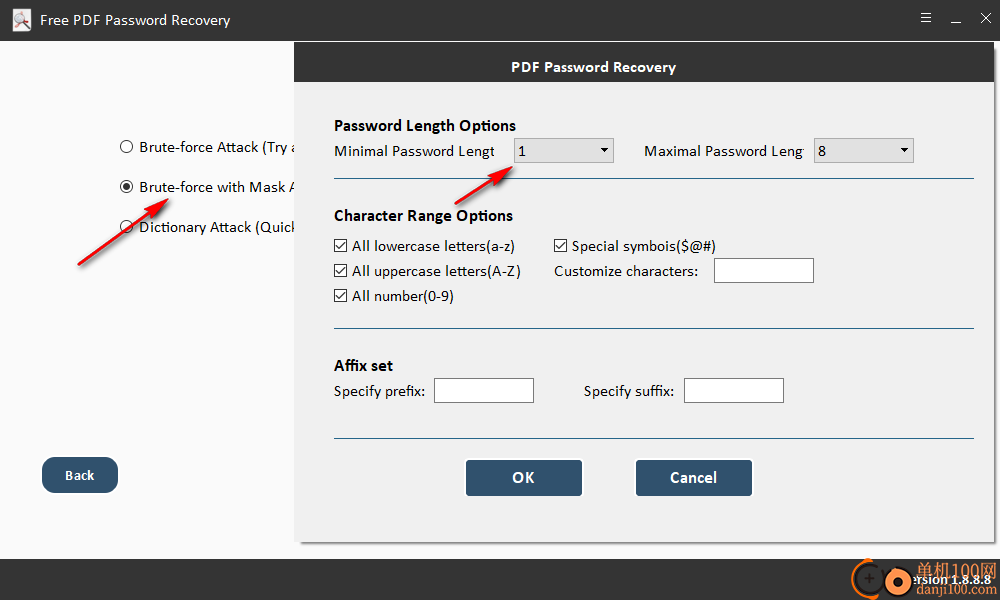 Free PDF Password Recovery(PDF密码恢复)