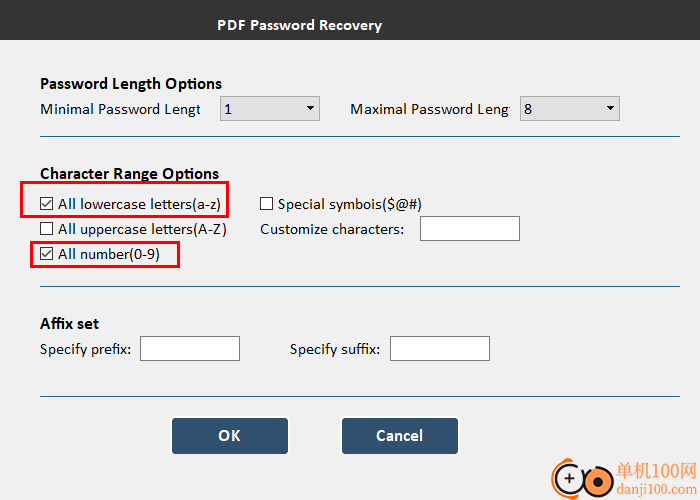 Free PDF Password Recovery(PDF密码恢复)