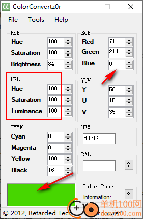 ColorConvertz0r(颜色代码转换器)