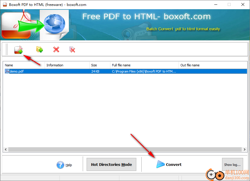 Boxoft PDF to Html(pdf转html转换器)