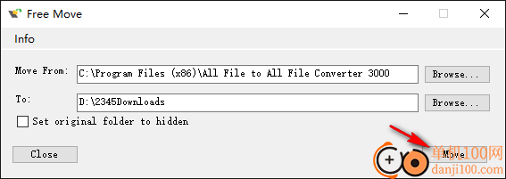 Free Move(移动已安装软件程序文件夹)