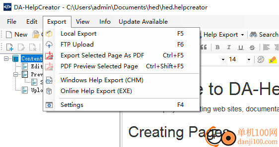 DA-HelpCreator(帮助文档制作软件)