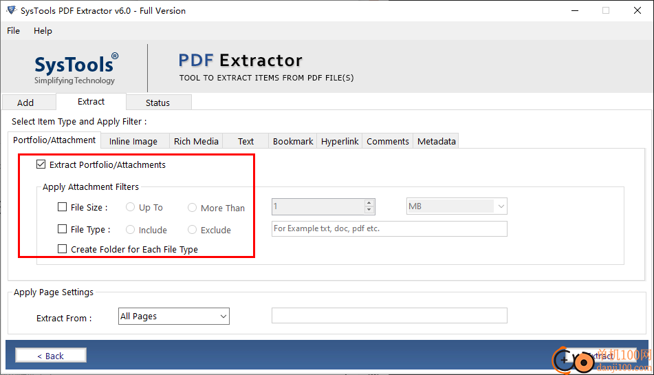 SysTools PDF Extractor(PDF文件圖片提取器)