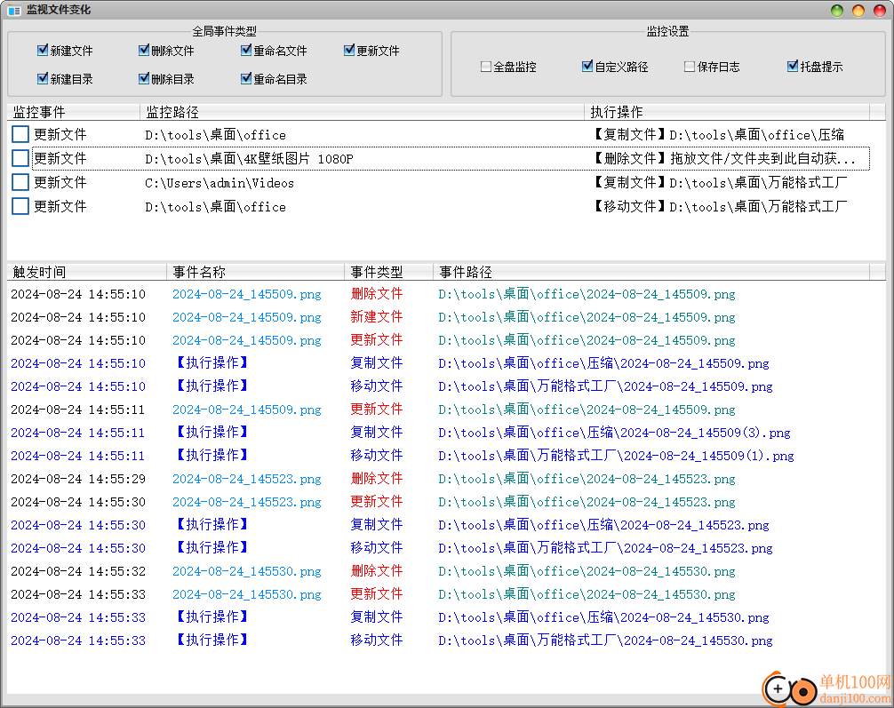 監視文件變化(文件監控軟件)