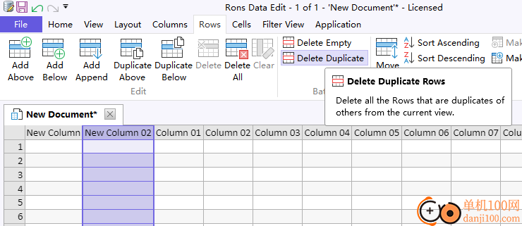 Rons Data Edit(CSV数据处理)