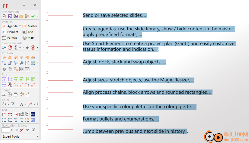 Efficient Elements for presentations(PPT模板插件)