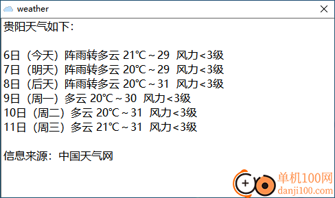 桌面CPU天气