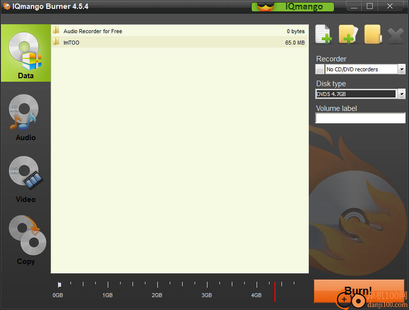 IQmango DVD Burner(光盘刻录工具)
