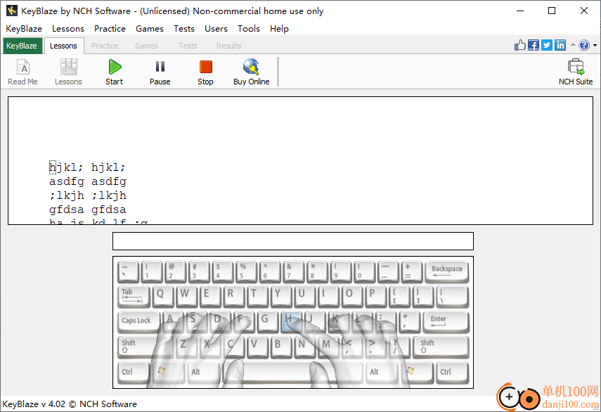 KeyBlaze Typing Tutor(打字練習工具)