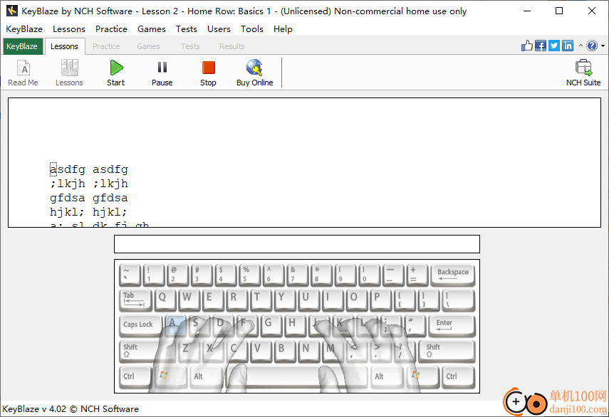 KeyBlaze Typing Tutor(打字練習工具)