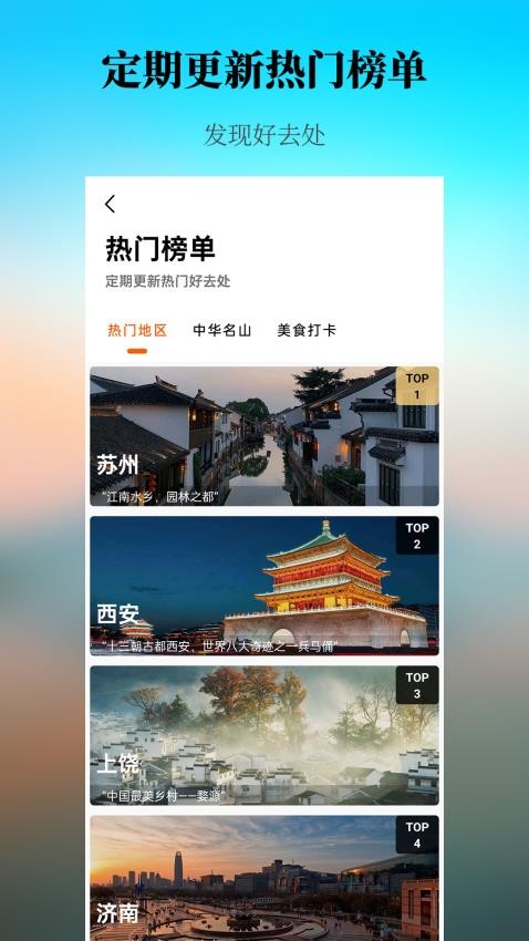 出去玩旅游線路規劃最新版