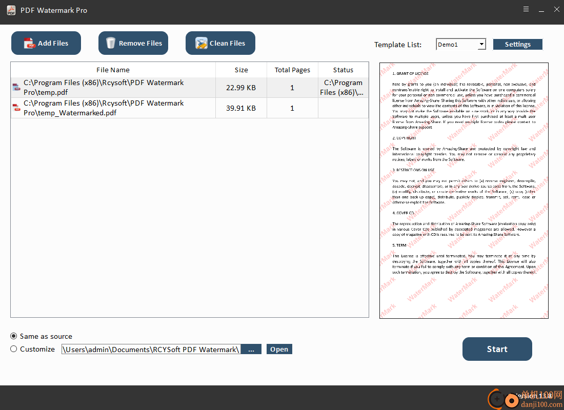 Rcysoft PDF Watermark Pro(PDF水印App)