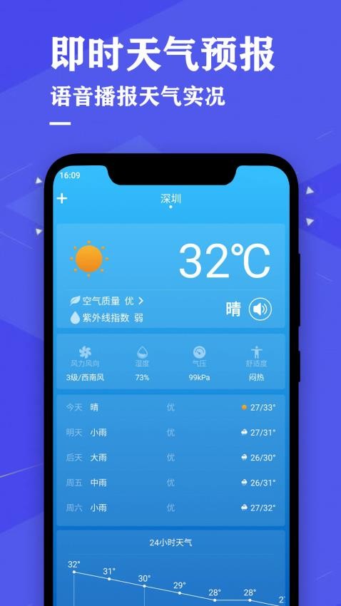 即时天气预报最新版v3.9(4)