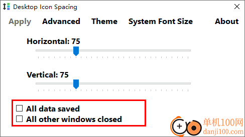 Desktop Icon Spacing(桌面图标间距设置)