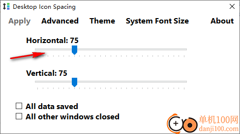 Desktop Icon Spacing(桌面图标间距设置)