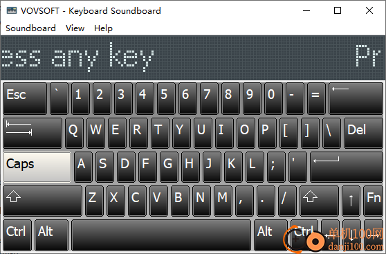 Vovsoft Keyboard Soundboard(鍵盤聲音觸發器)