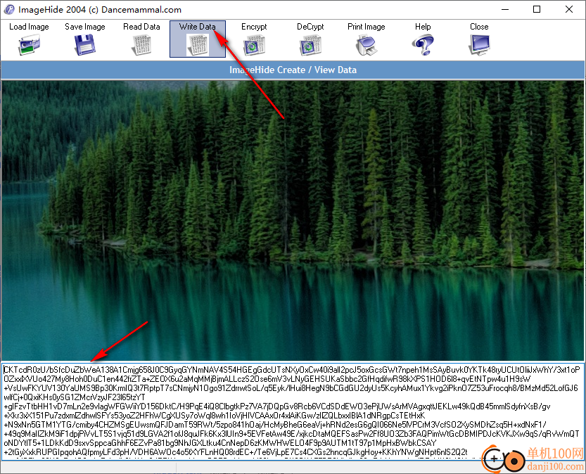 ImageHide(用图片加密文字)