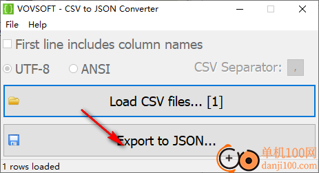 Vovsoft CSV to JSON Converter(CSV转JSON )