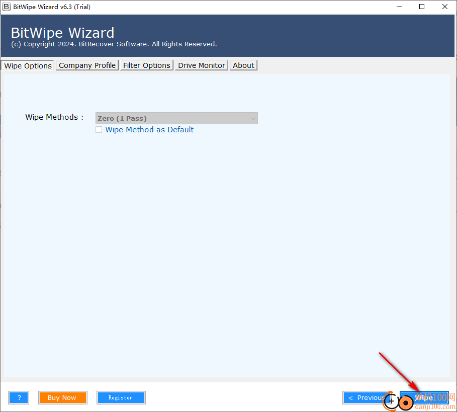 BitRecover BitWipe Wizard(數據擦除)