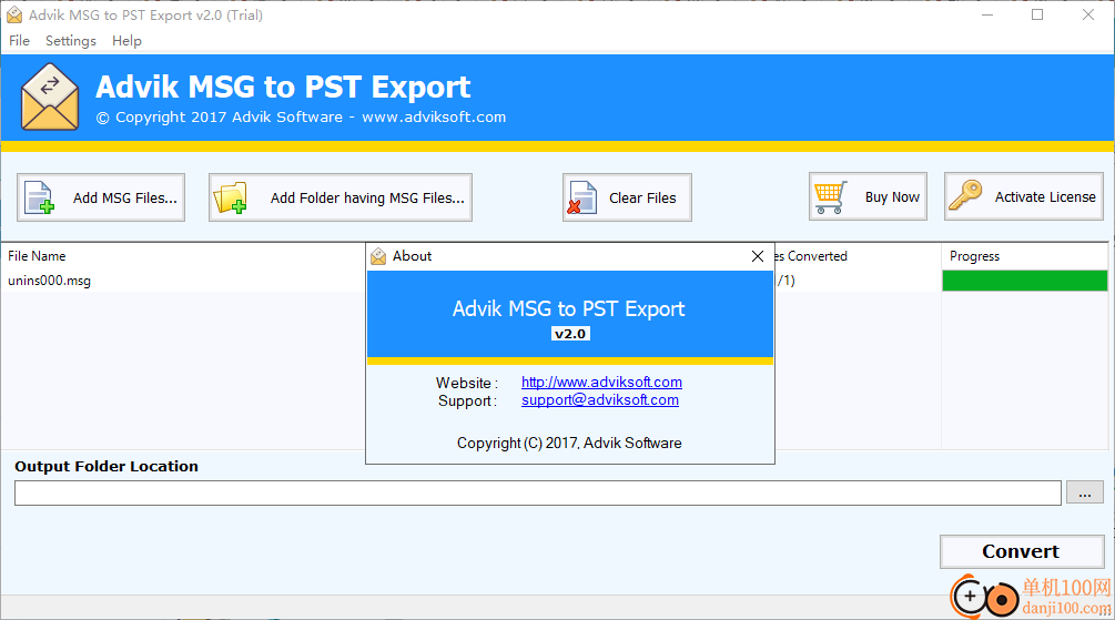 Advik MSG to PST Export(MSG转PST)