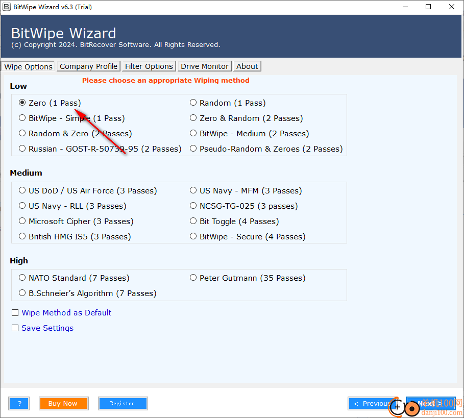 BitRecover BitWipe Wizard(數據擦除)