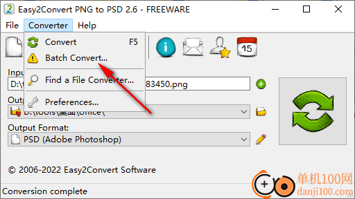 Easy2Convert PNG to PSD(PNG转PSD软件)