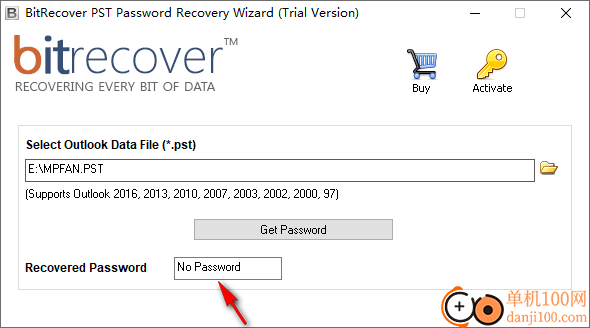 BitRecover PST Password Recovery Wizard(pst密码恢复)