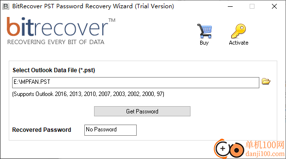 BitRecover PST Password Recovery Wizard(pst密码恢复)