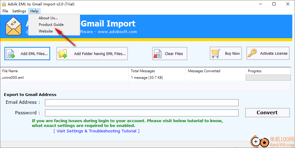 Advik EML to Gmail Import(EML轉換Gmail)