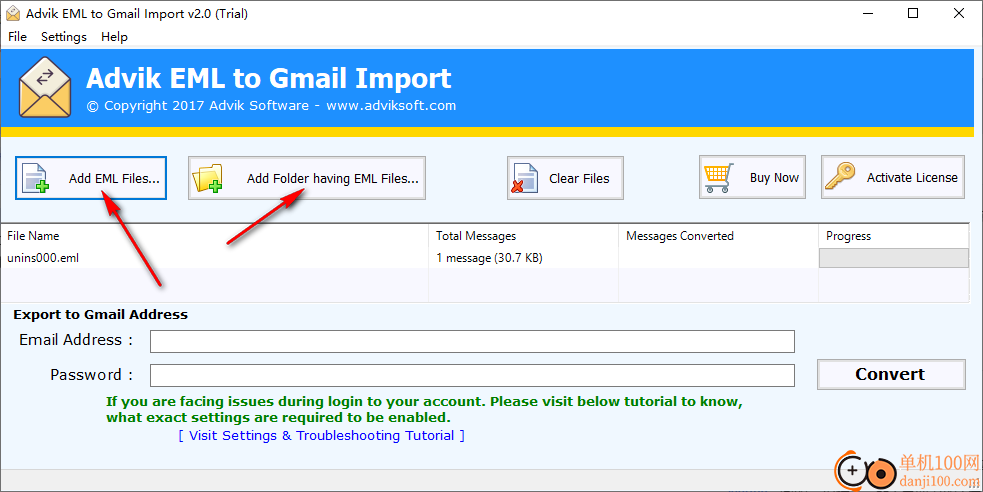 Advik EML to Gmail Import(EML转换Gmail)