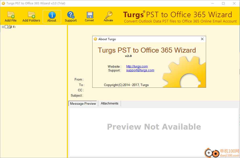 Turgs PST to Office 365 Wizard(PST到Office 365迁移软件)