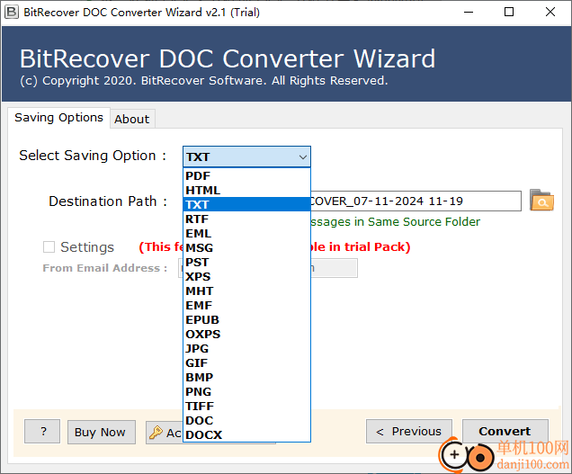 BitRecover DOC Converter Wizard(Word转换器)