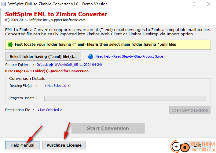 SoftSpire EML to Zimbra Converter(EML转Zimbra软件)