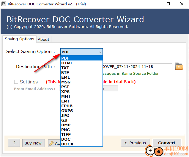 BitRecover DOC Converter Wizard(Word转换器)