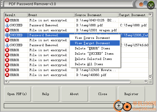 VeryDOC PDF Password Remover(PDF密码移除)