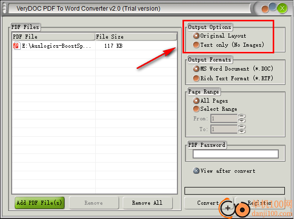 VeryDOC PDF To Word Converter(pdf转换Word)