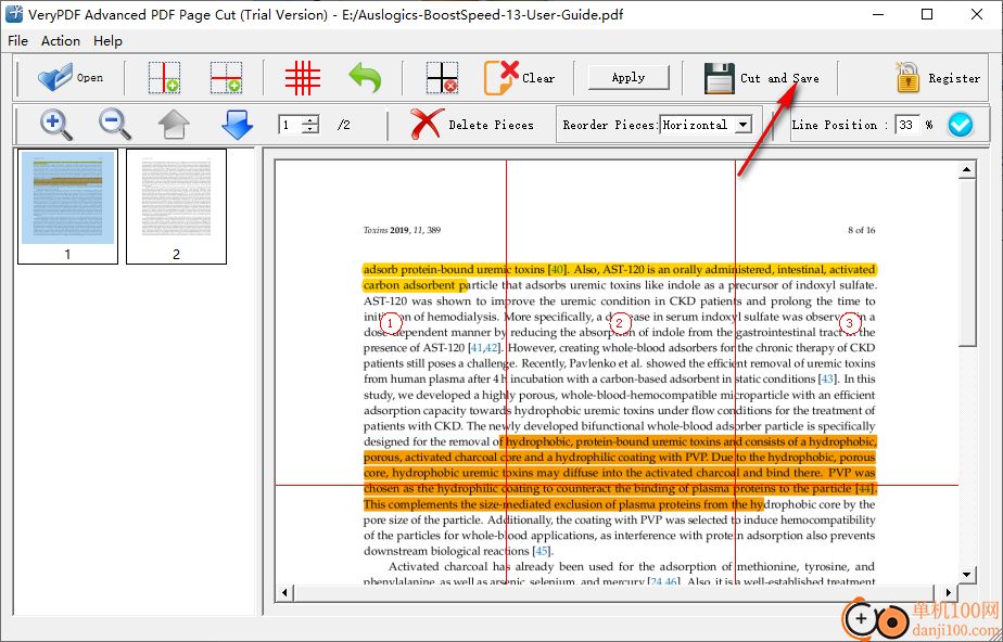 VeryPDF Advanced PDF Page Cut(PDF页面切割软件)