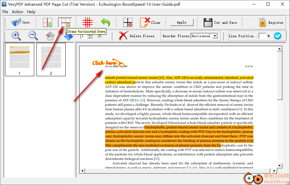 VeryPDF Advanced PDF Page Cut(PDF页面切割软件)