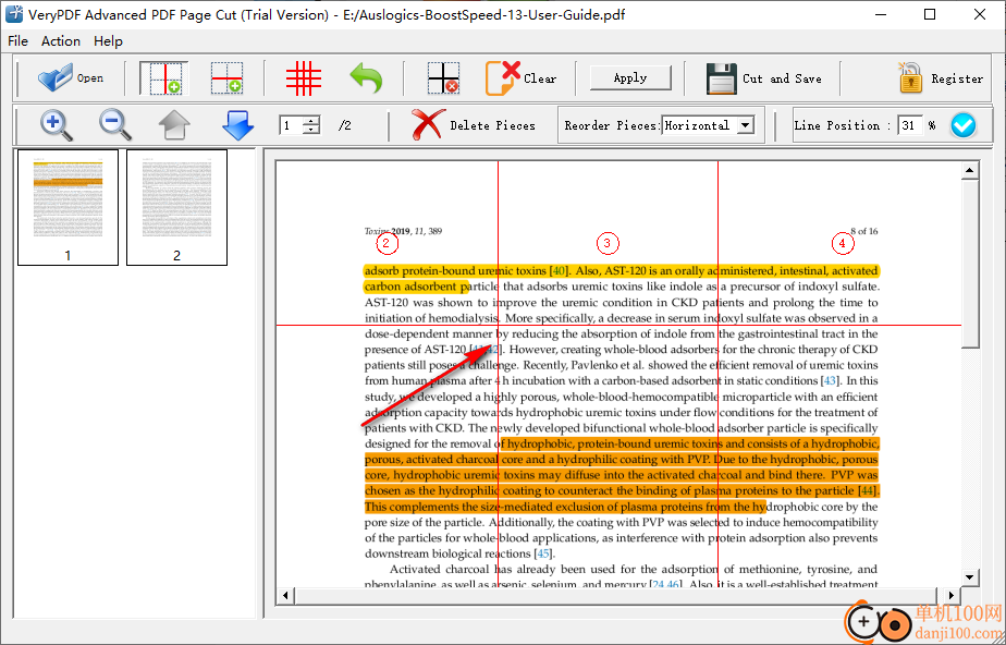 VeryPDF Advanced PDF Page Cut(PDF页面切割软件)