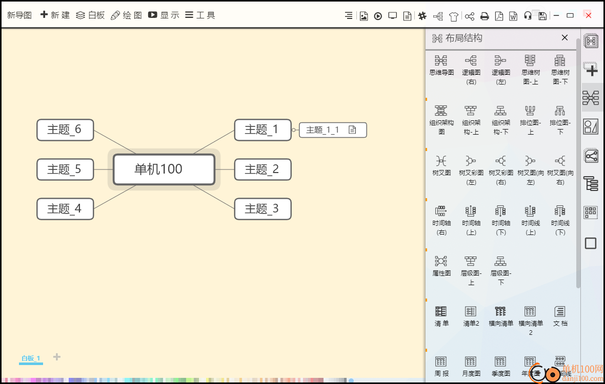 Supermind极品思维导图